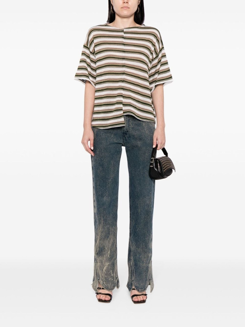 vitelli patchwork striped T-shirt outlook