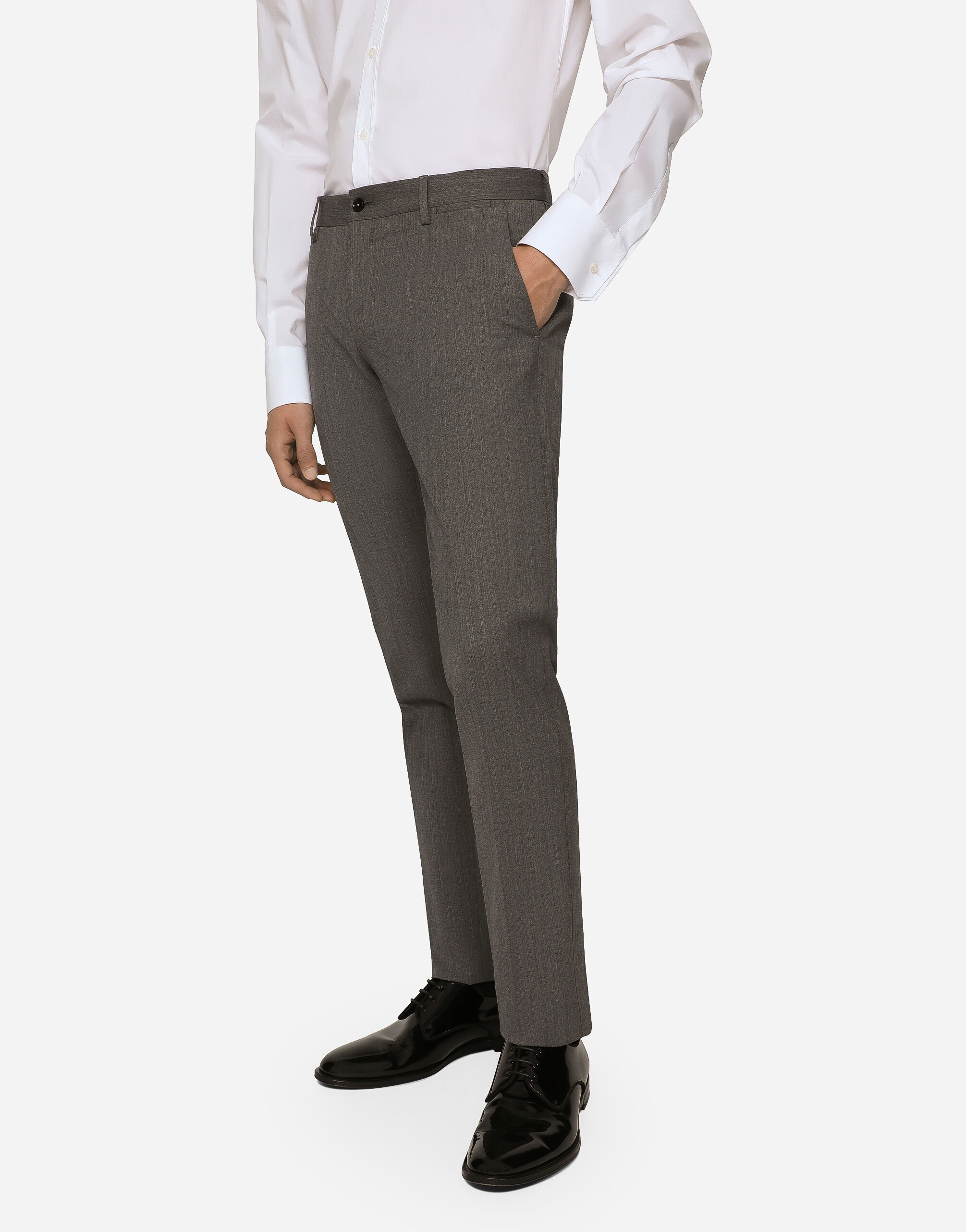 Single-breasted stretch wool Martini-fit suit - 6