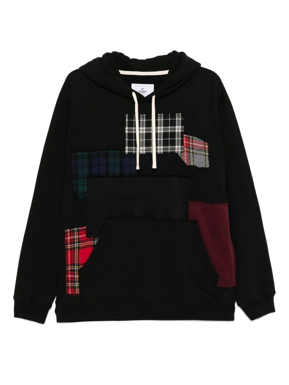 patchwork hoodie - 1