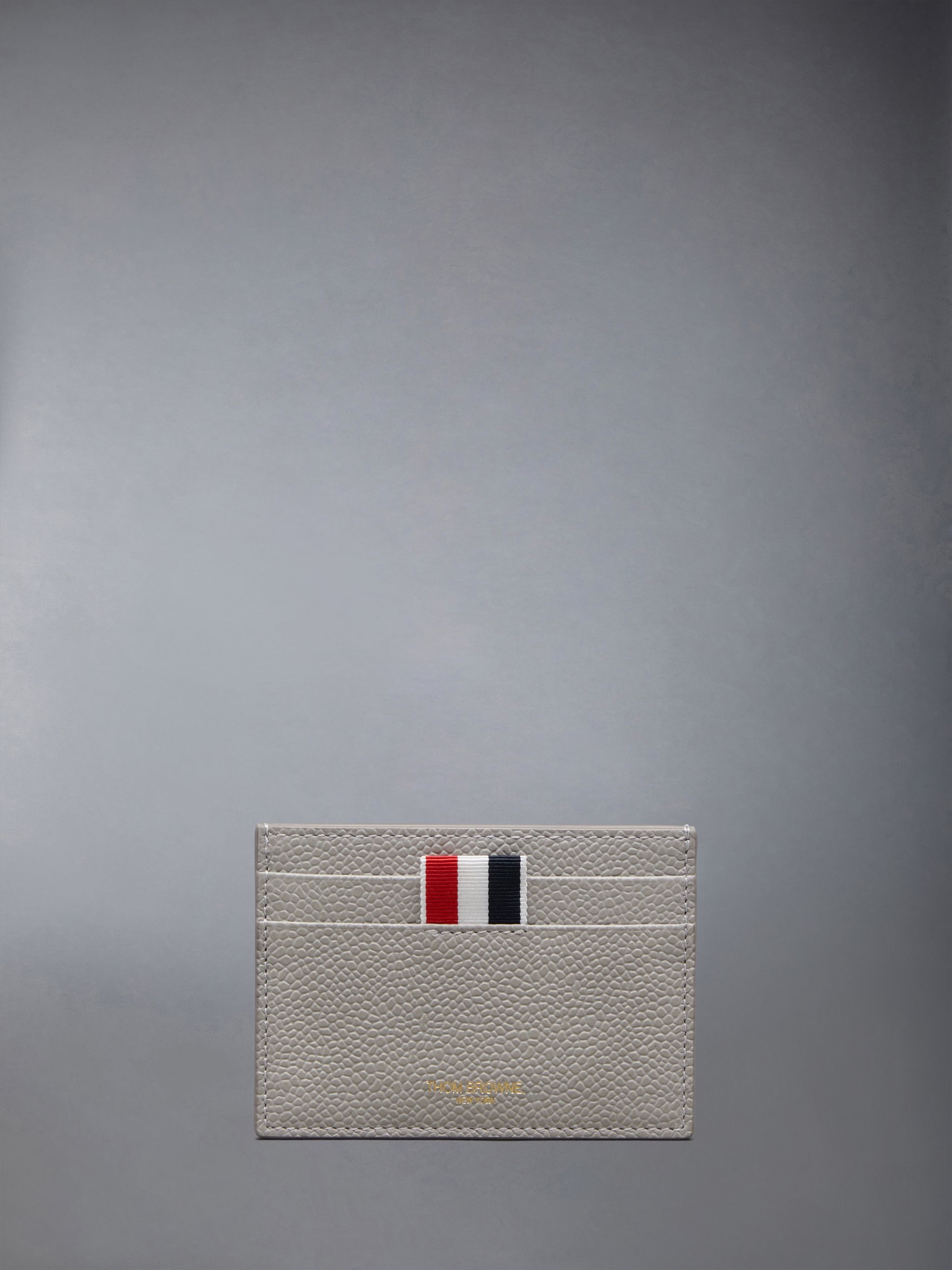 whale-appliqué pebbled cardholder - 1