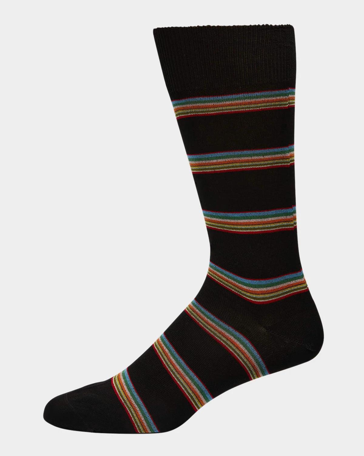Men's Multiblock Ribbed Crew Socks - 1