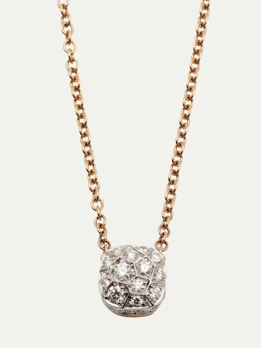 Nudo 18K Gold Diamond Pendant Necklace - 1