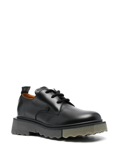 Off-White sponge sole Derby leather shoes outlook