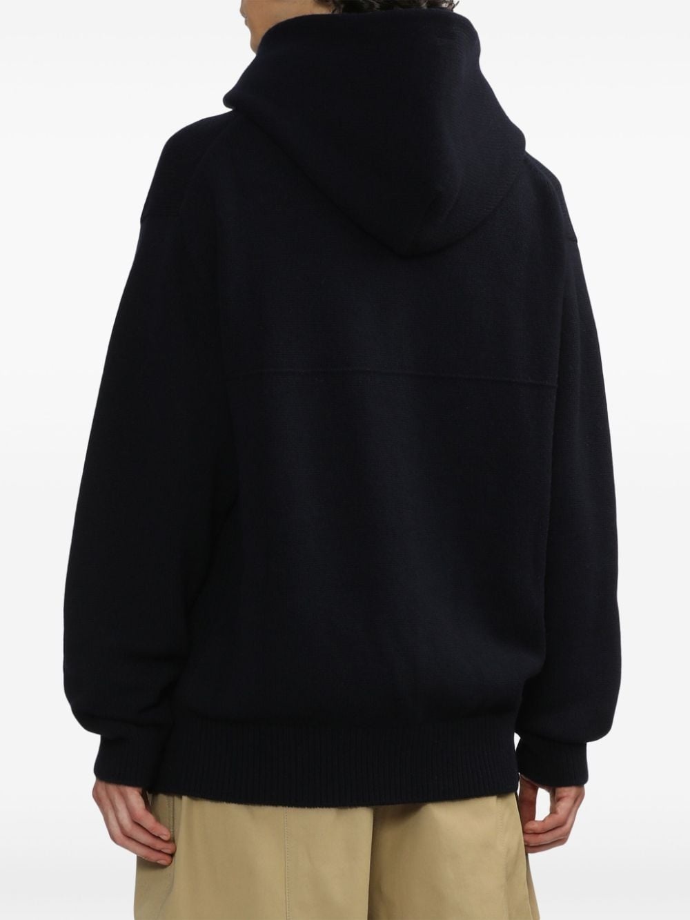 logo-embroidered hoodie - 8
