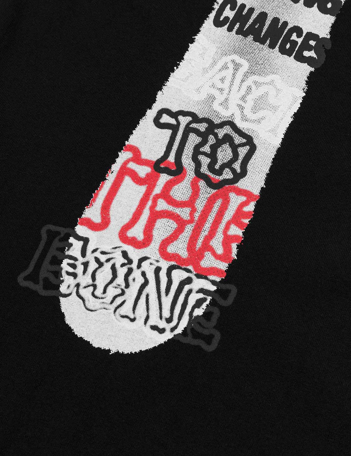 Graffiti-style Daicock Print Relax Fit T-shirt - 8