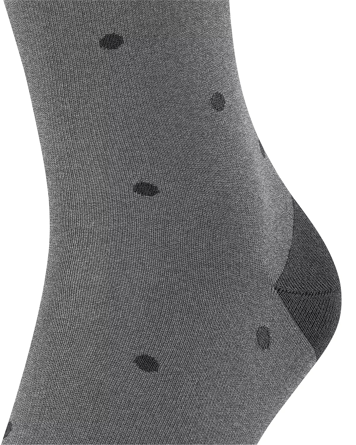 Mercerized Cotton & Nylon Dot Dress Socks - 2