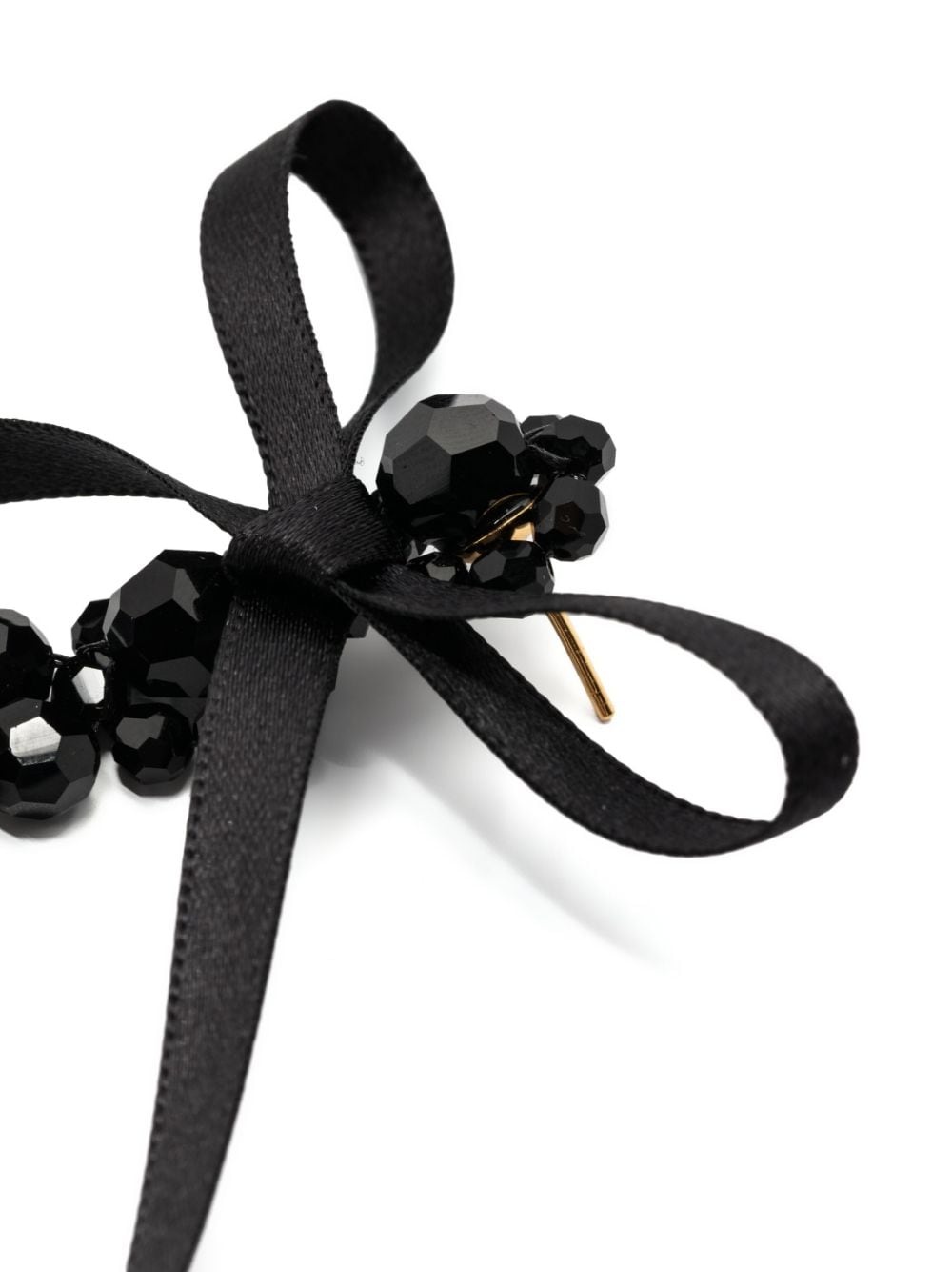 Bow Ribbon drop earrings - 4