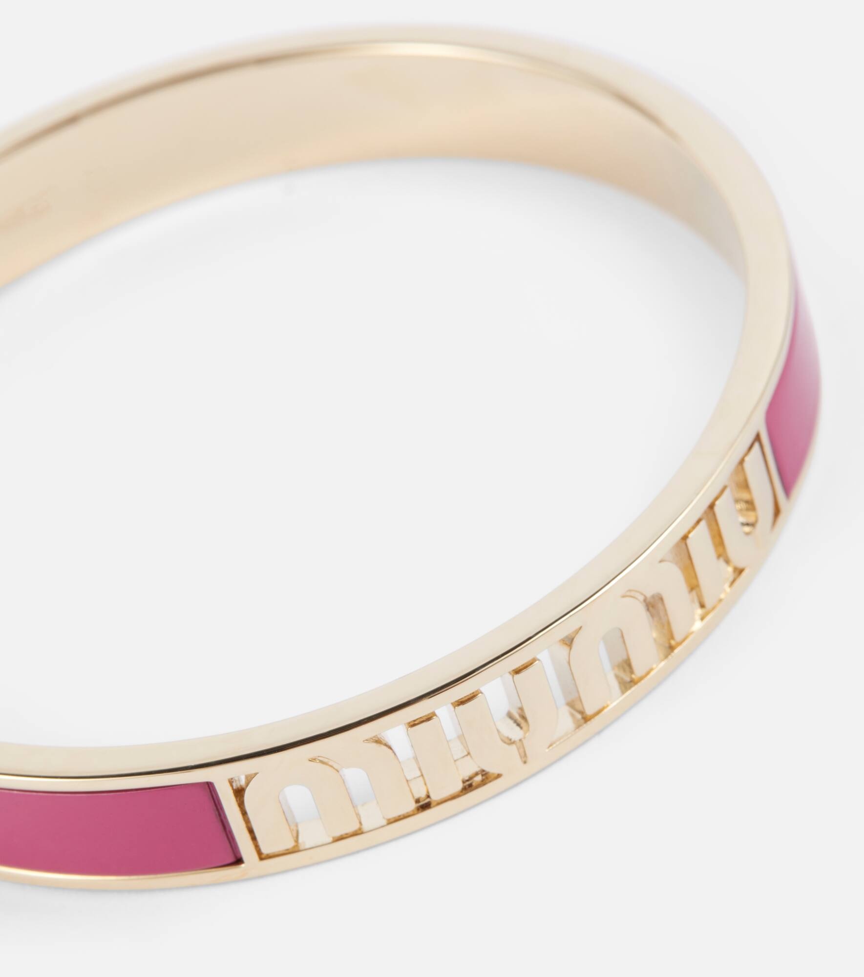 Logo enameled bracelet - 4
