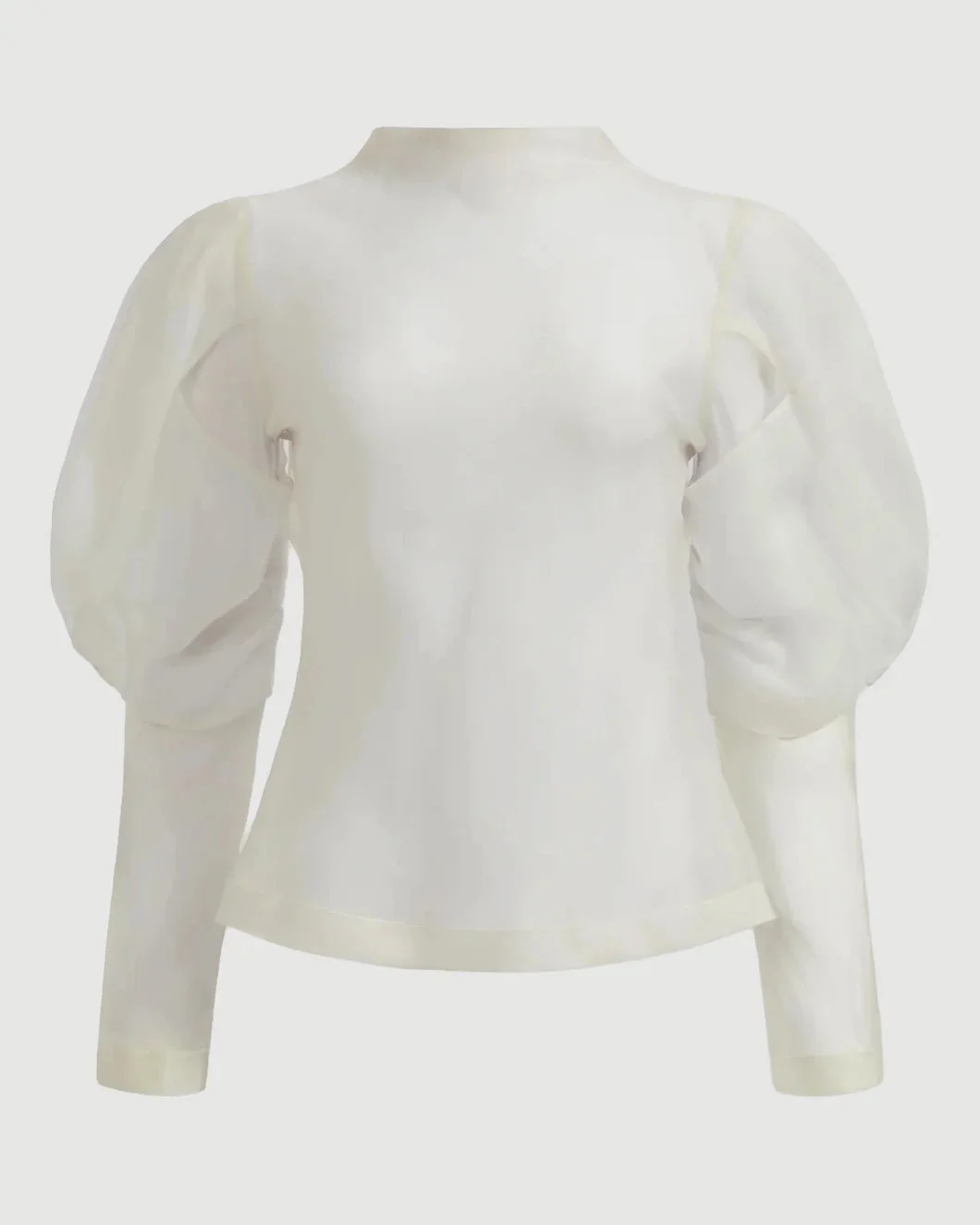 MIRELLA ORGANZA LONG SLEEVE TOP - 1