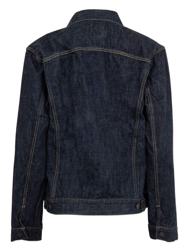 FULLCOUNT pocketed denim jacket outlook