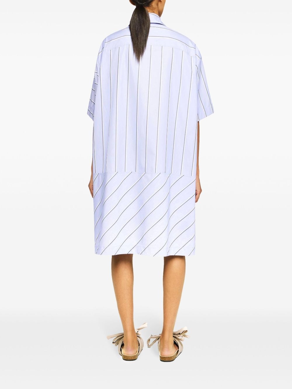 high-low hem shirt dress - 4