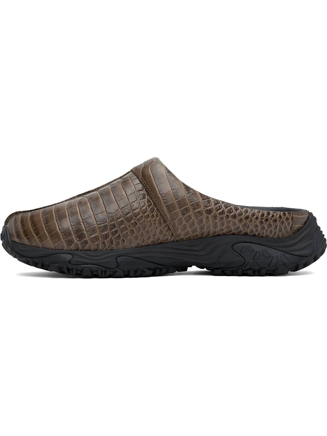 Brown Clarks Edition Clog Slip-on Loafers - 4