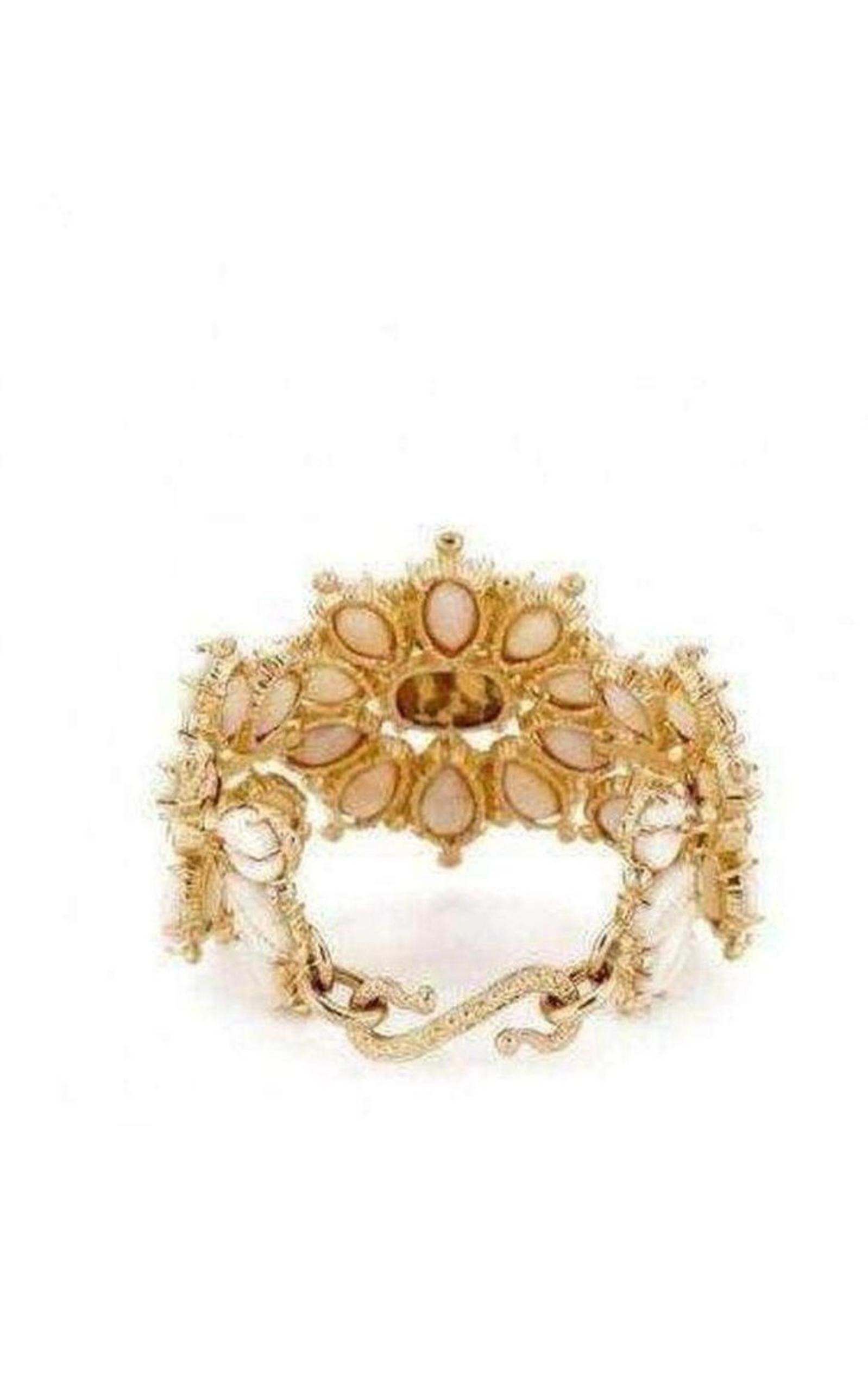 Lusaka Pleated Gold Bracelet - 4