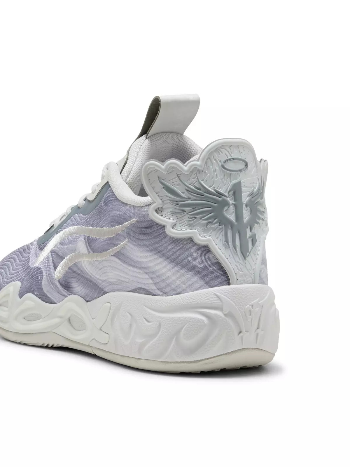 PUMA x LAMELO BALL MB.04 "Feather Grey/Cool Mid Grey/Cool Dark Gray" Men's Basketball Shoe - 6