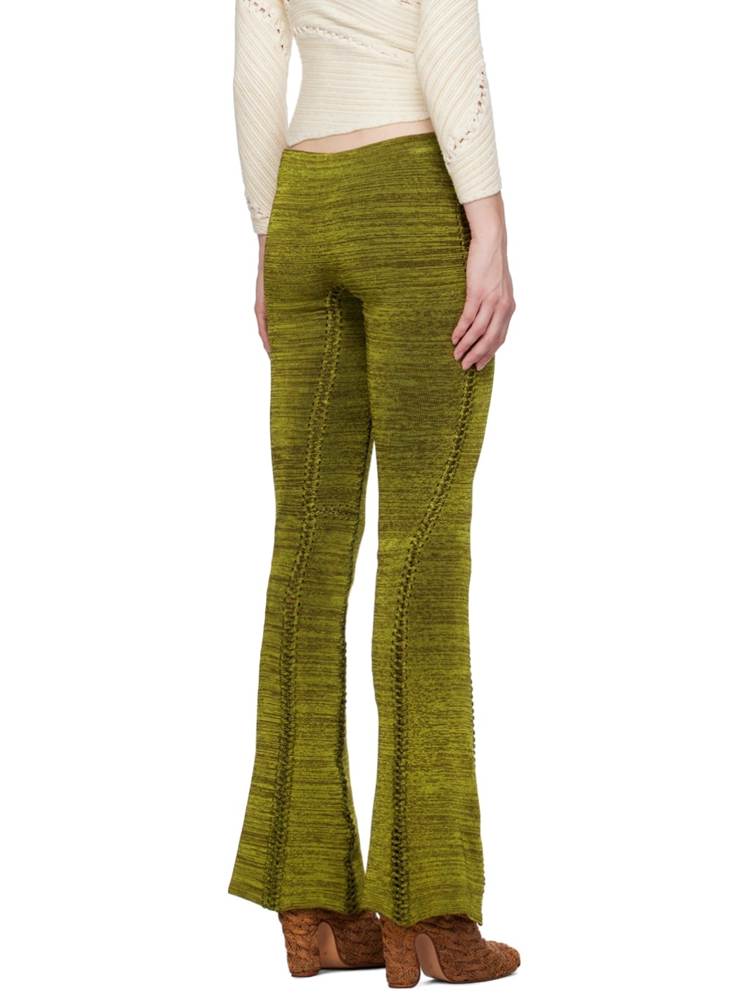 【関税込み】Isa Boulder グリーン Tent ラウンジパンツ Green Tent Lounge Pants by Isa Boulder on Sale
