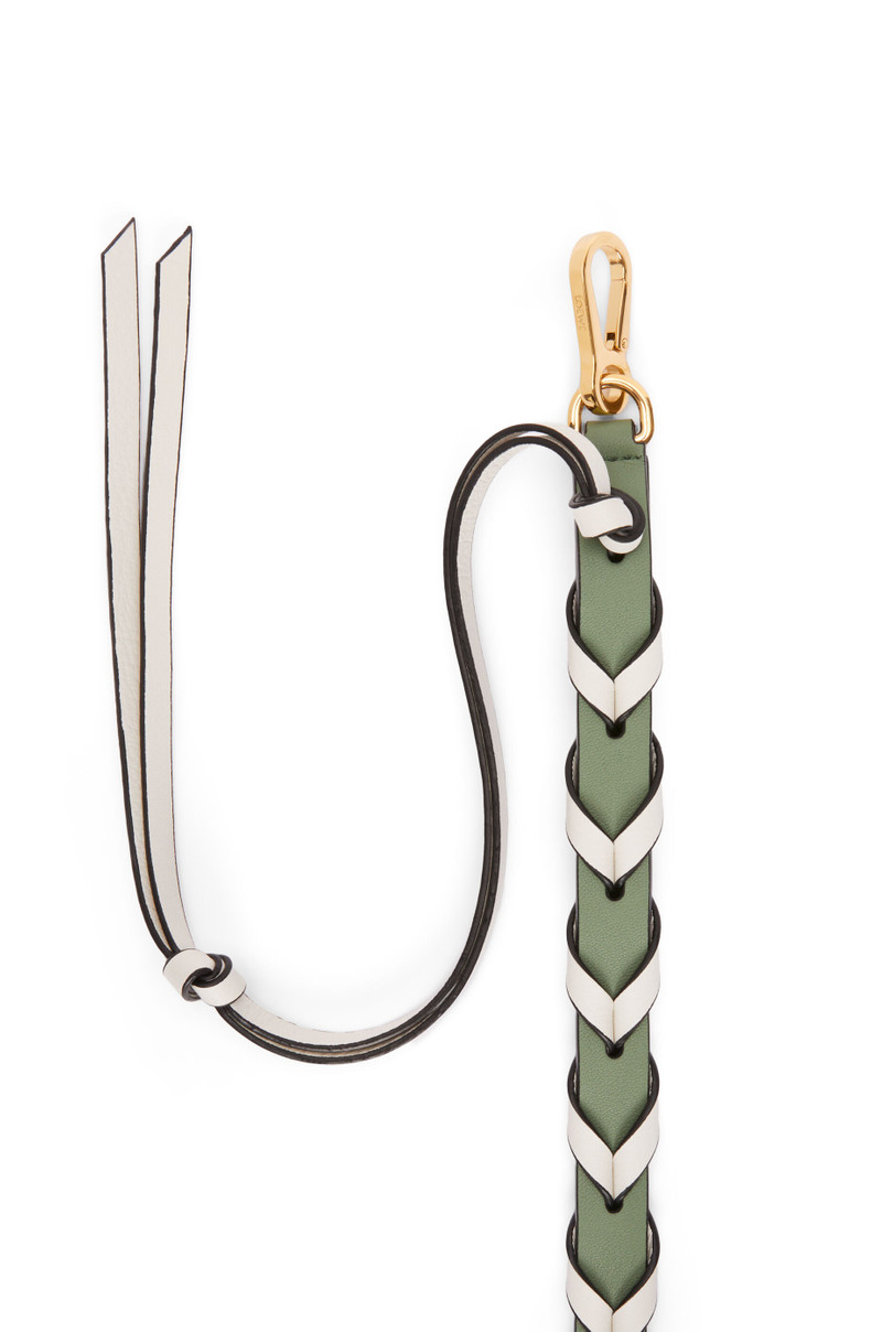 Loewe Thin braided strap in classic calfskin outlook