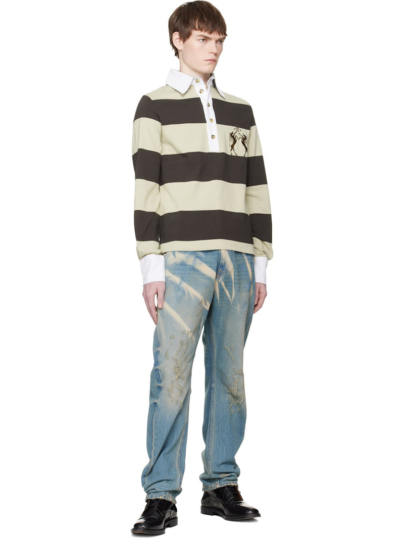 Vivienne Westwood Brown & Beige Archive Rugby Polo outlook
