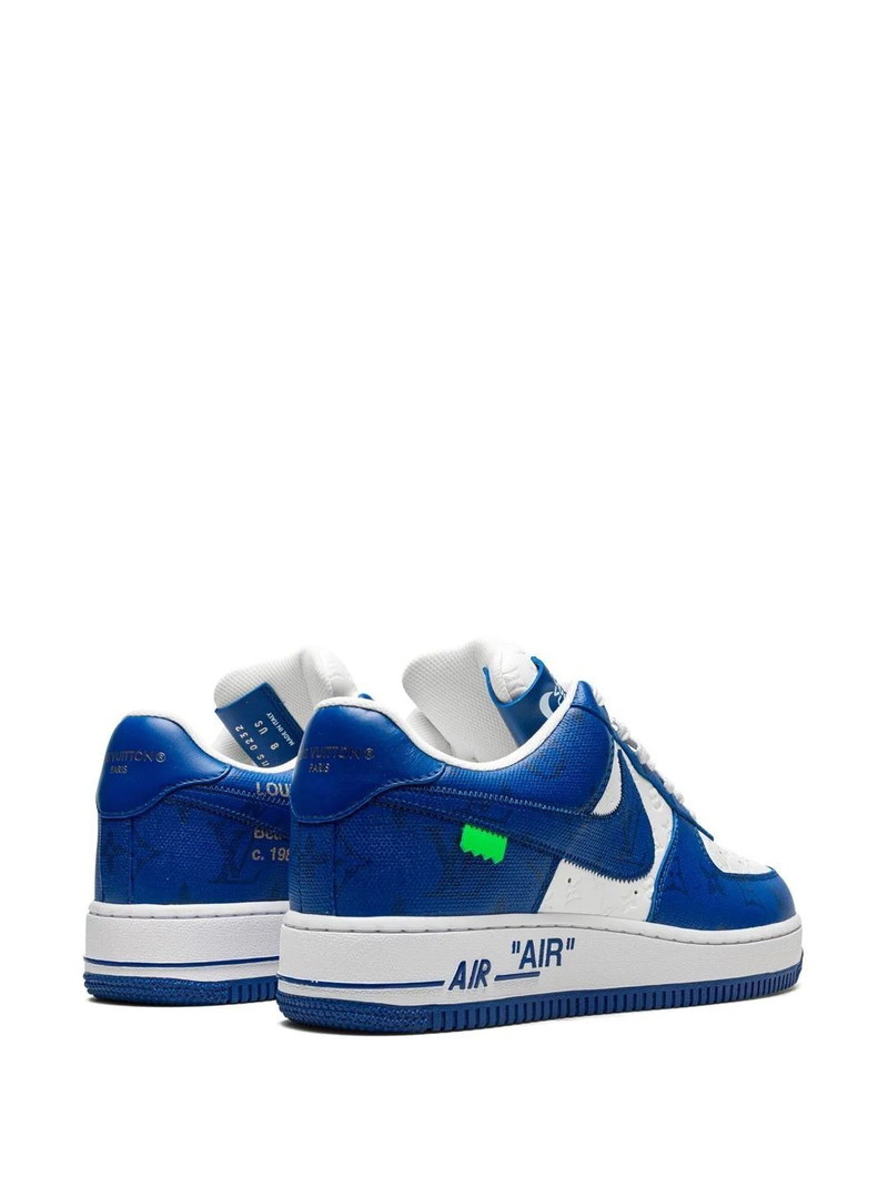 x 루이비통 에어 포스 1 저 "Virgil Abloh - 화이트 / 블루"스니커 3