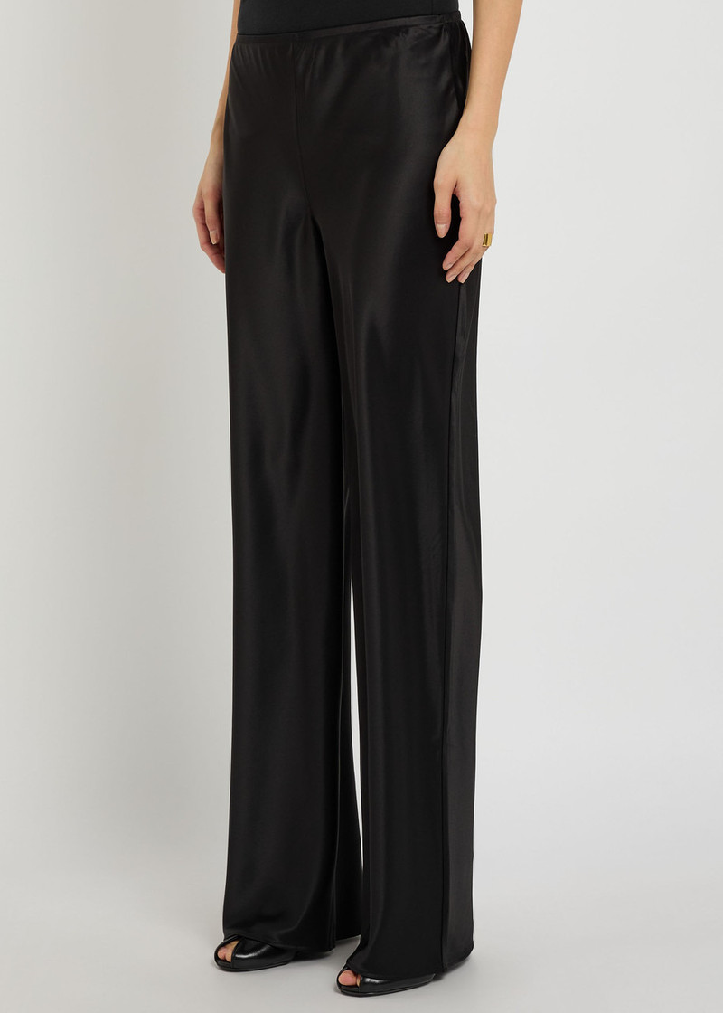 Reformation Reformation Gale Straight-leg Satin Trousers outlook