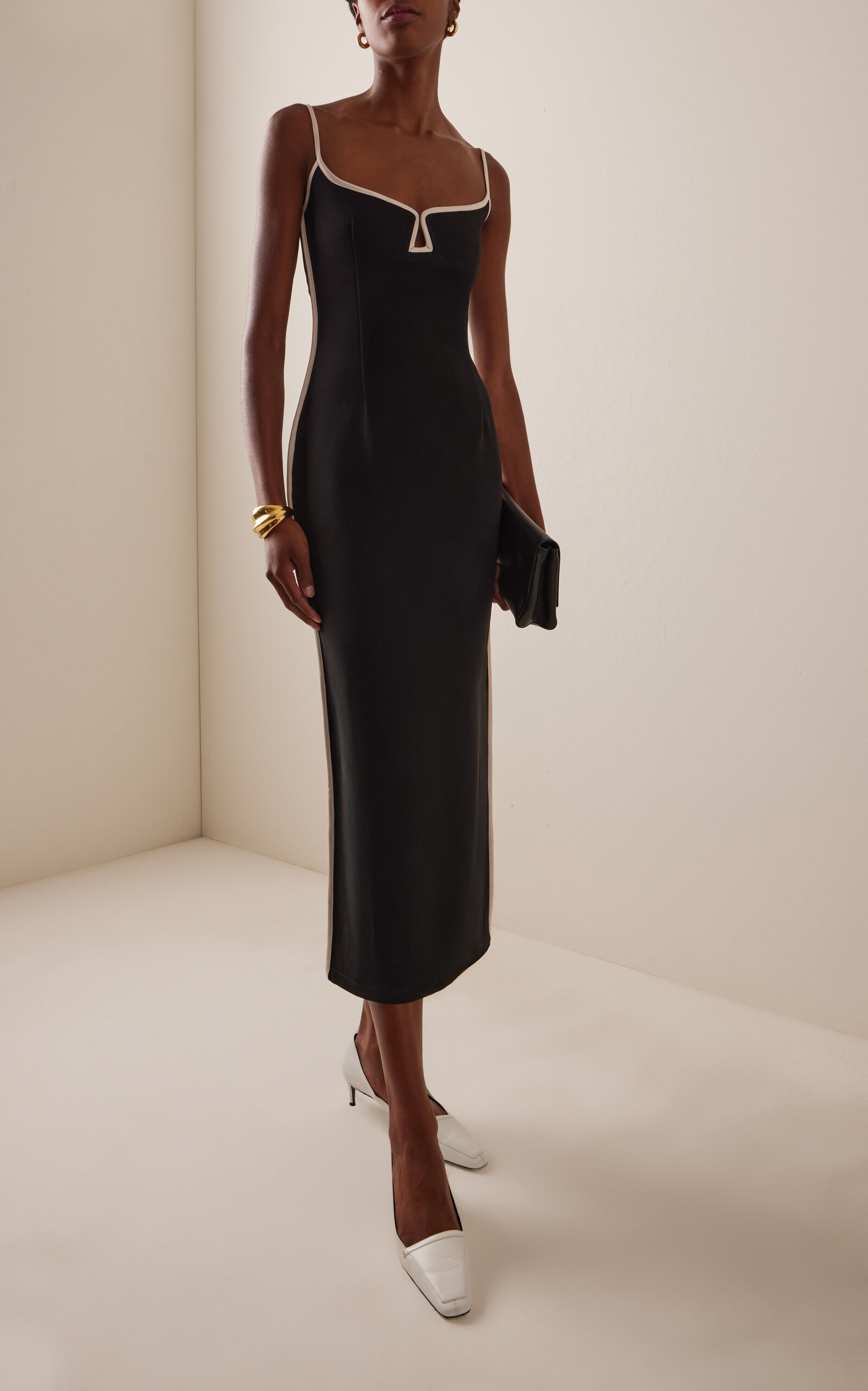Marlo Keyhole Cutout Maxi Dress black - 2