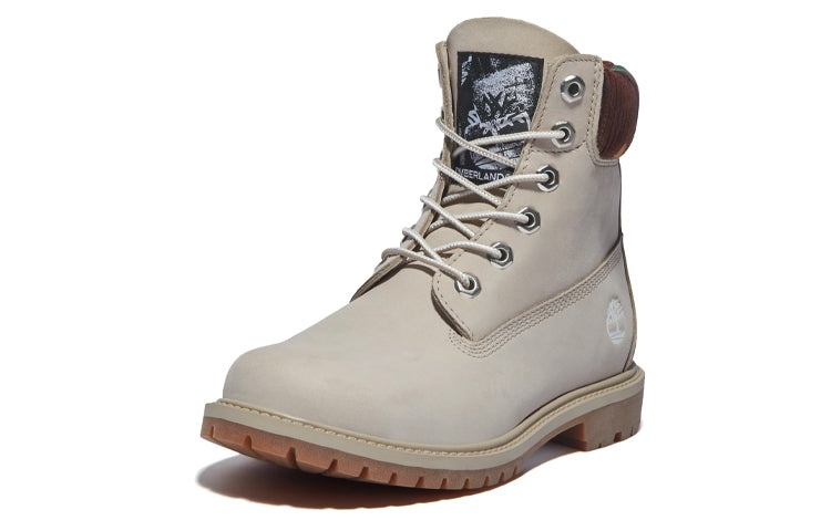 (WMNS) Timberland Heritage 6 Inch Waterproof Boots 'Beige Nubuck with Camo' A2M83K51 - 3