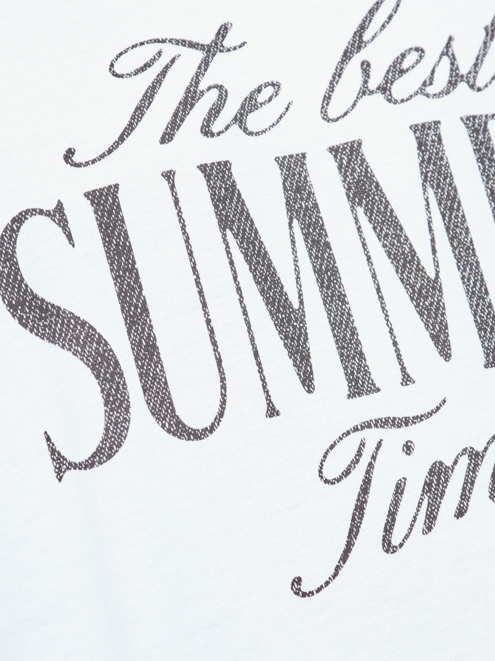 text-print T-shirt - 5