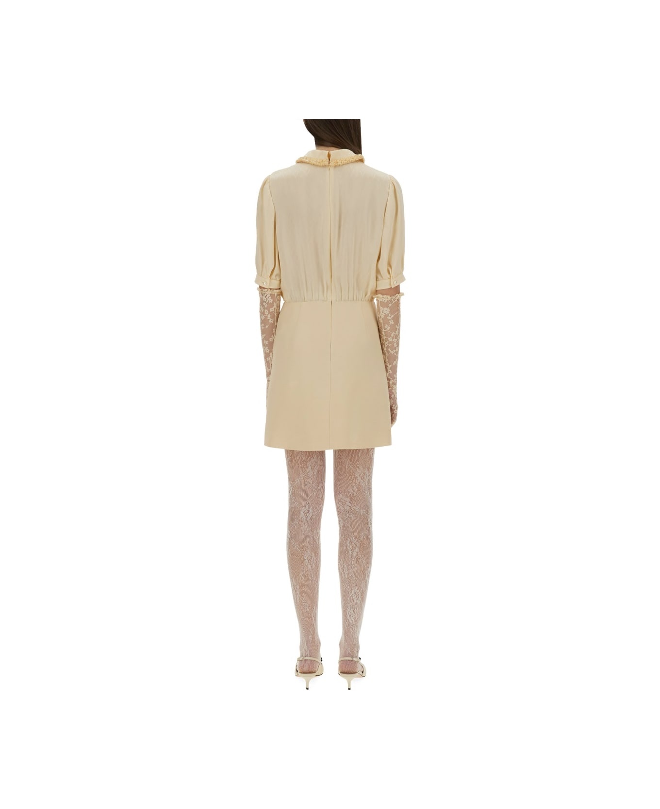Crepe Couture Short Dress - 3