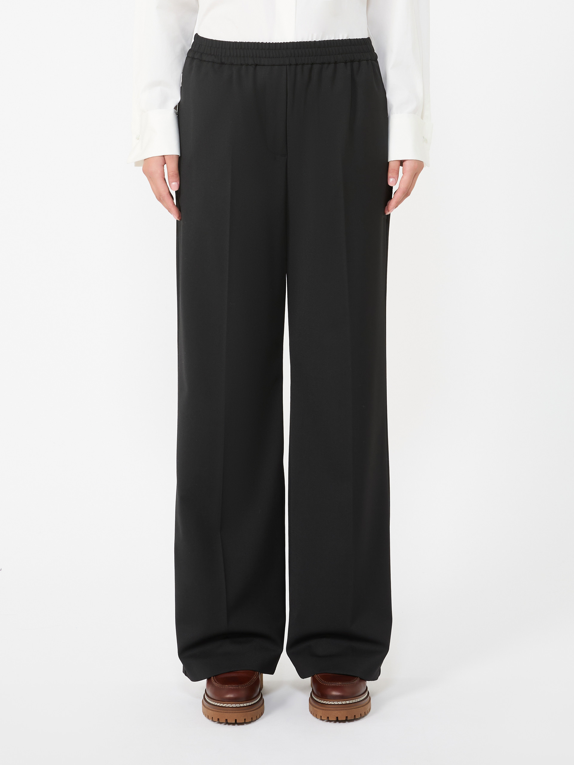 PETRA Technical gabardine wool trousers‎‎ - 3