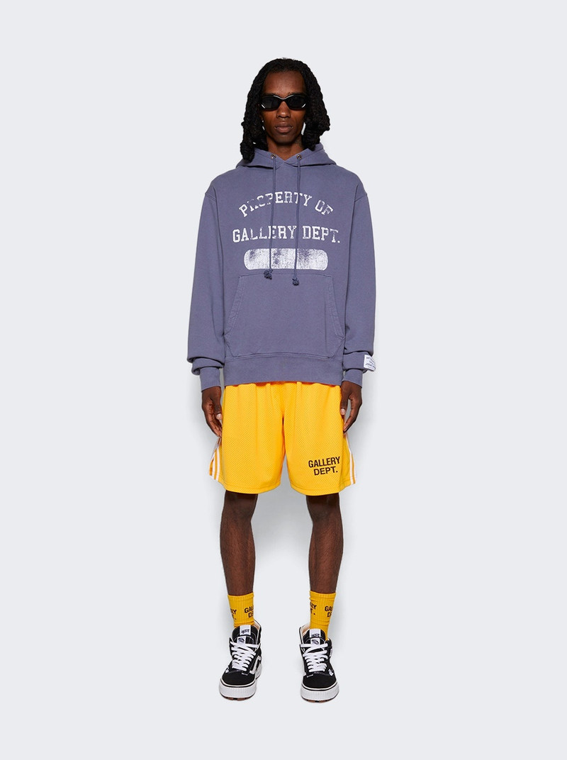 GALLERY DEPT. Logo Pullover Hoodie Vintage Washed Navy outlook