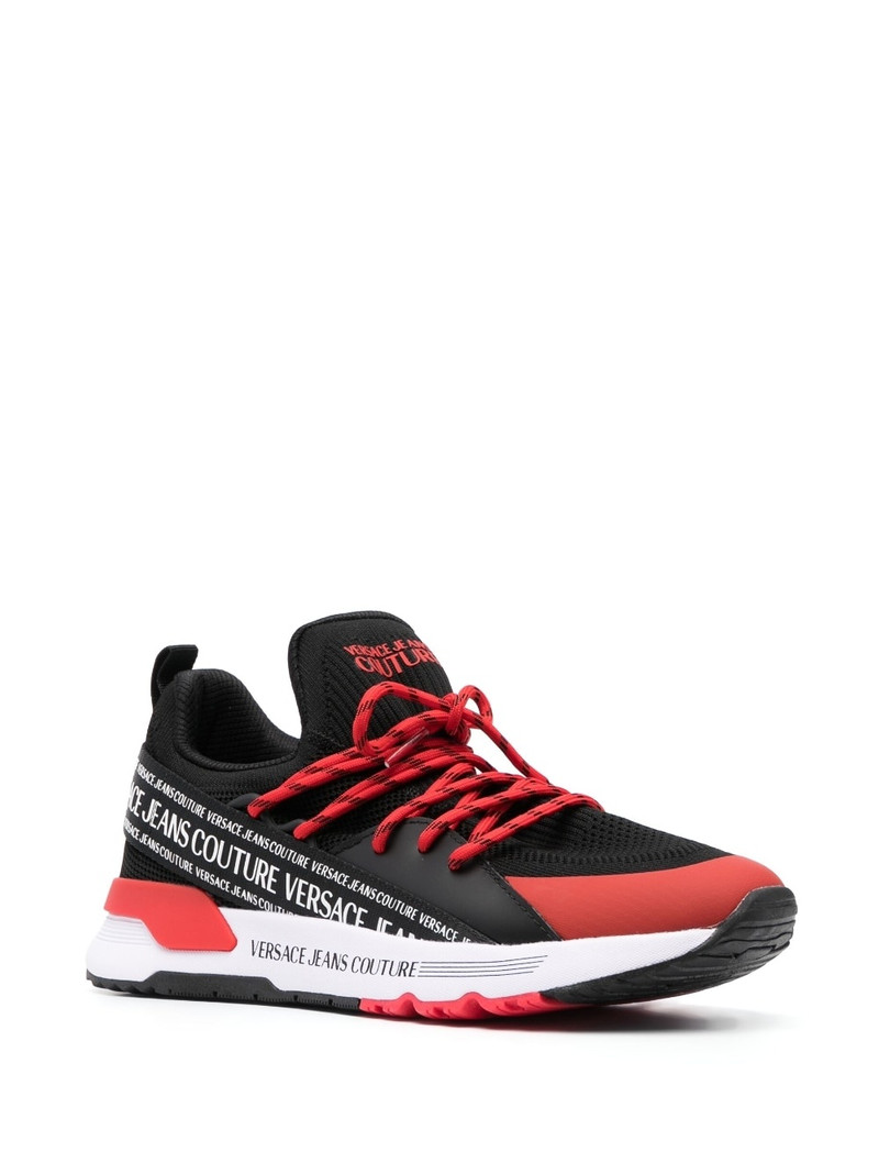 VERSACE JEANS COUTURE Dynamic logo-print sneakers outlook