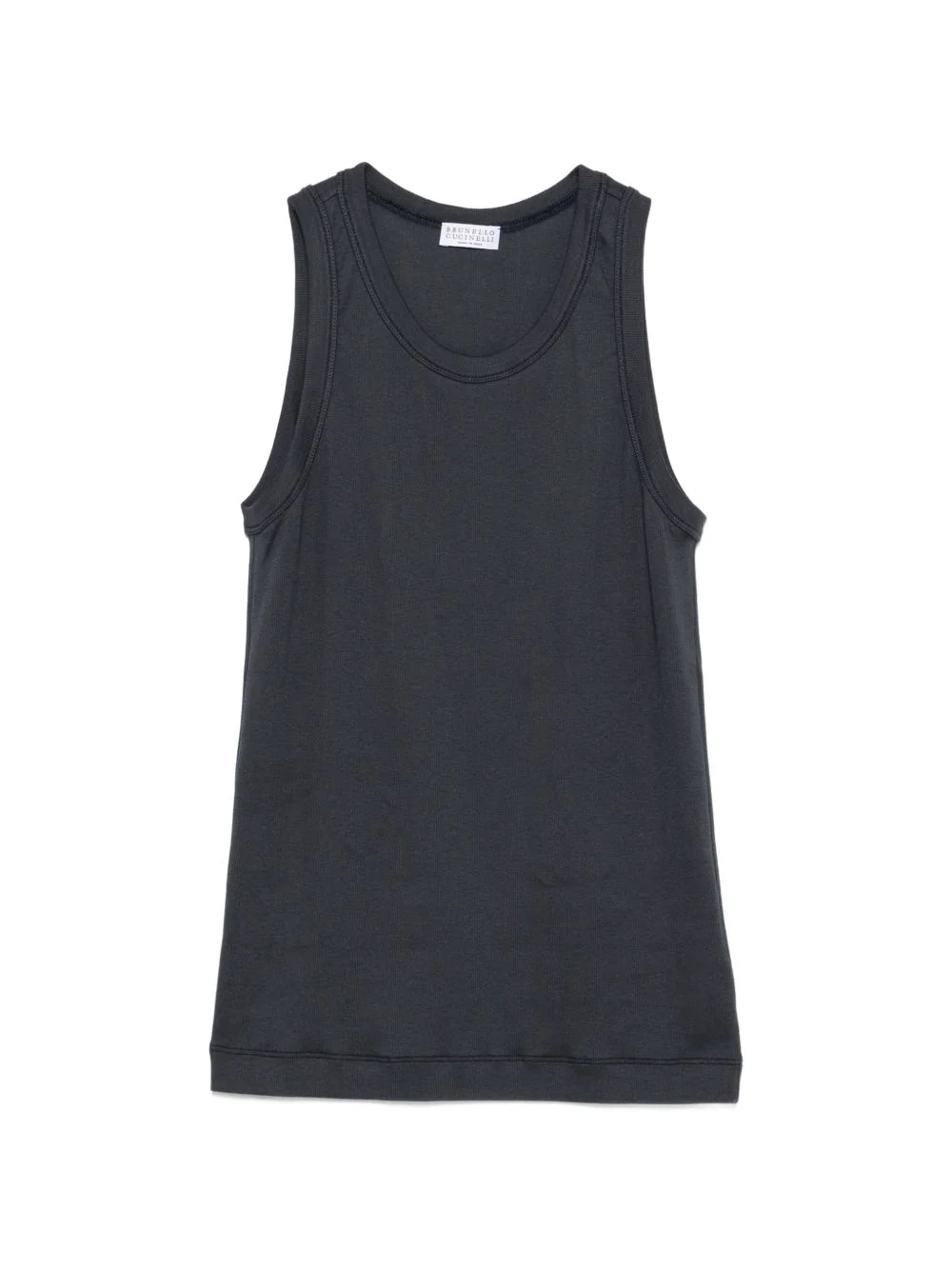 ribbed-knit tank top - 1