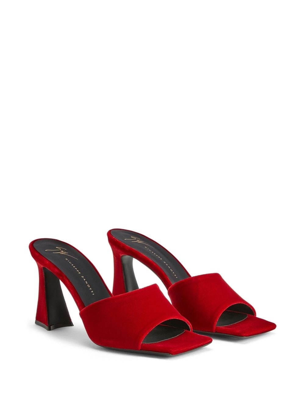 Solhene 85mm velvet sandals - 2