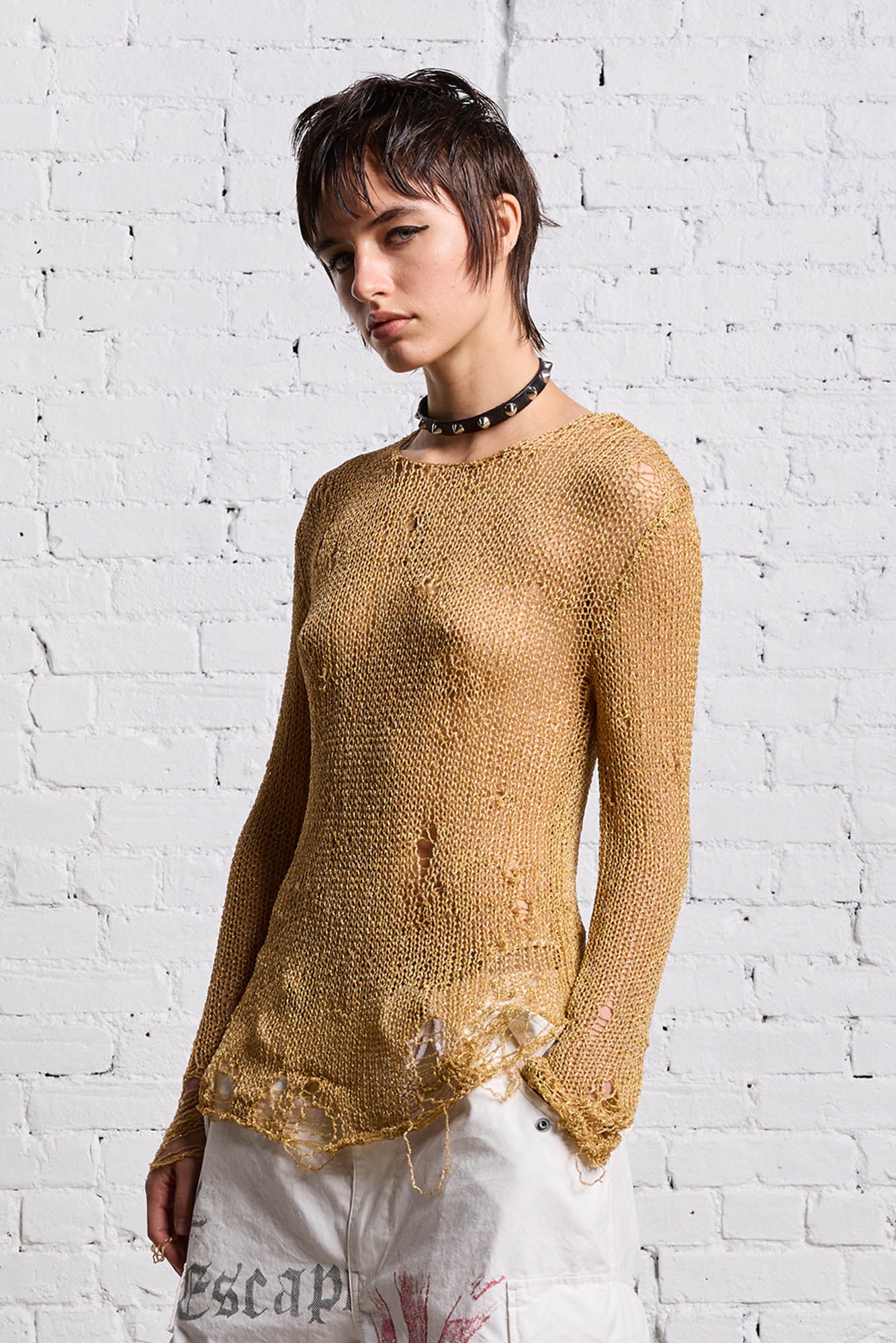 THREADBARE CREWNECK - GOLD - 3