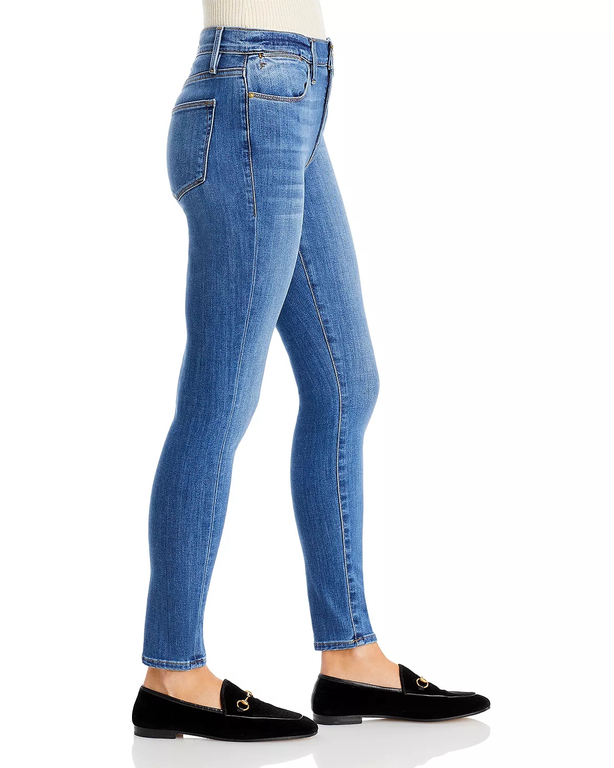 Le High Skinny Jeans in Poe - 3