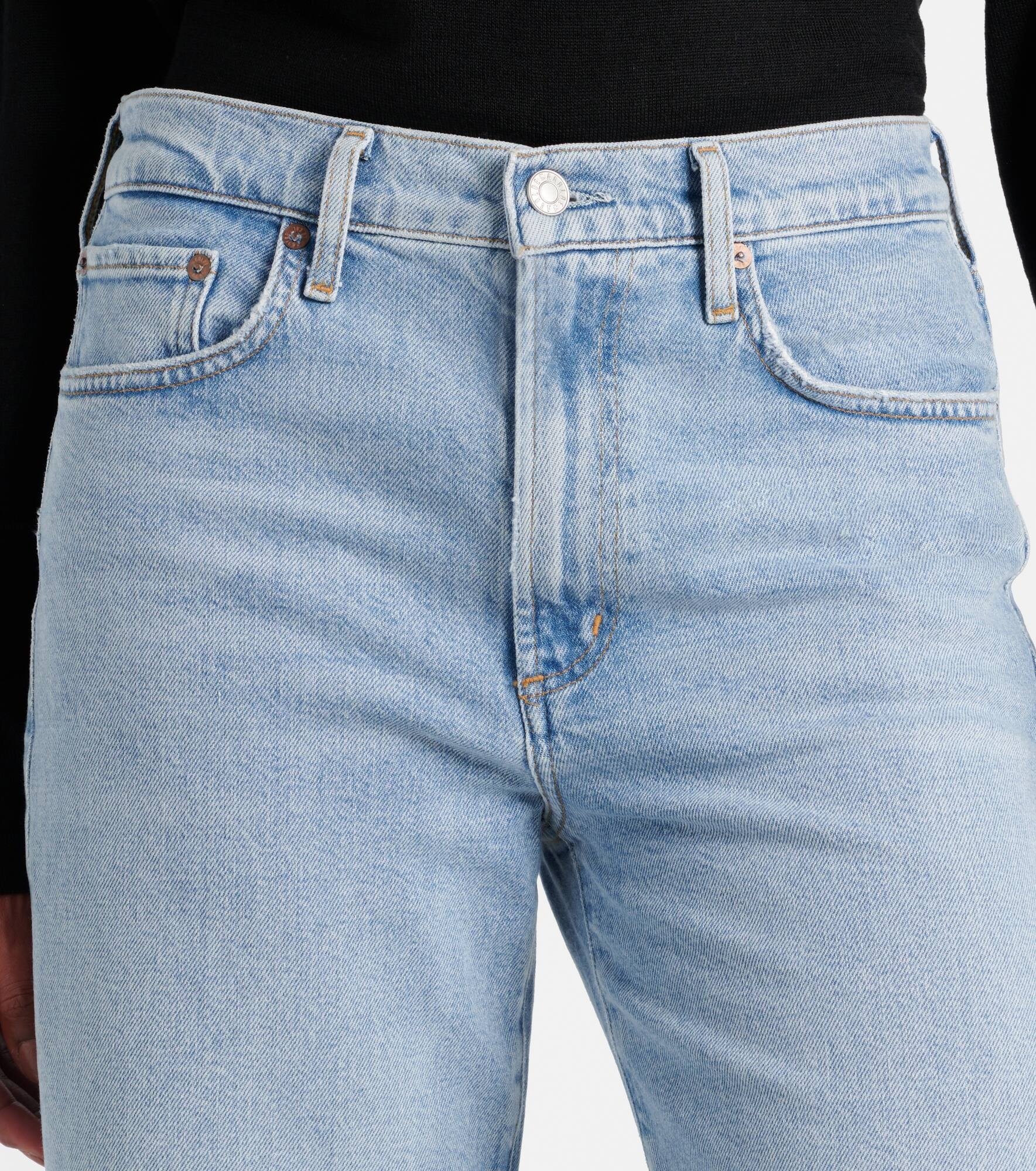 Harper high-rise wide-leg jeans - 4
