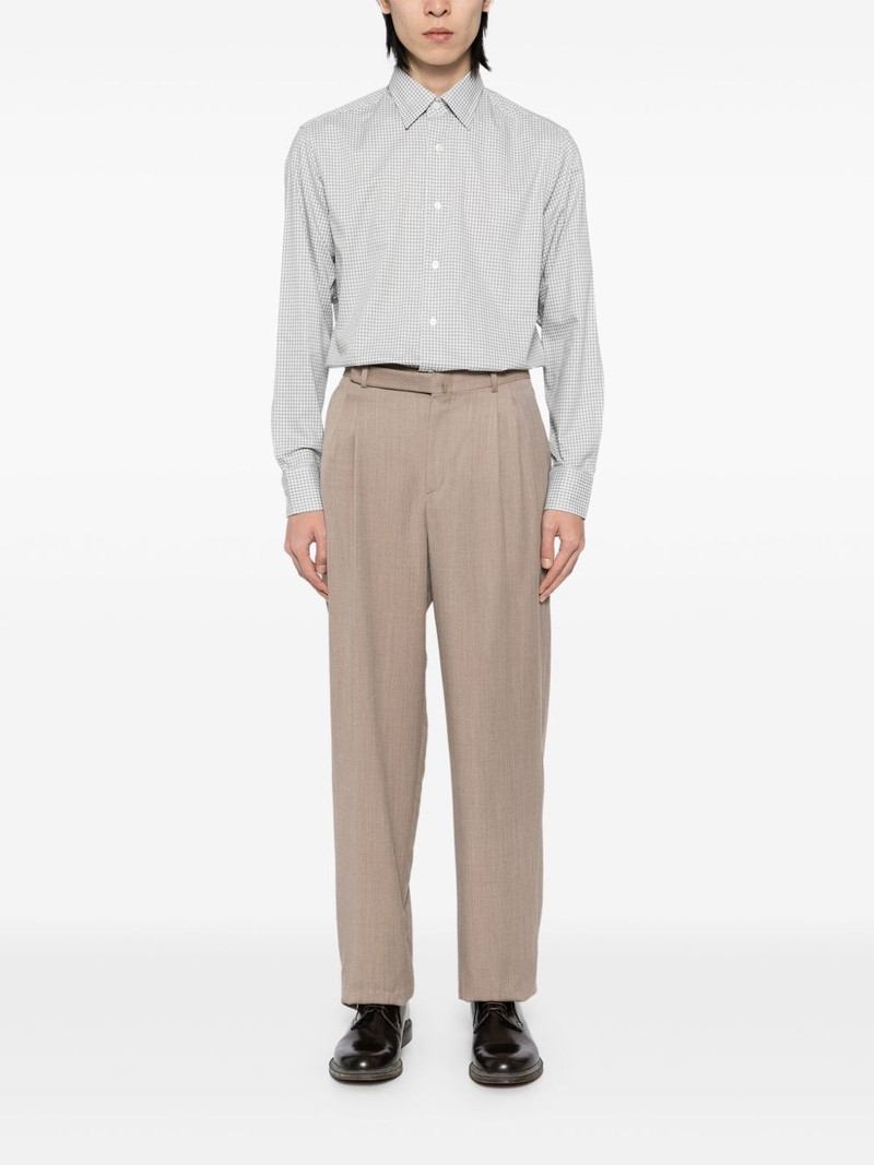 Brioni checked shirt outlook