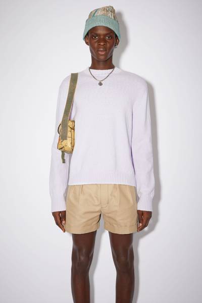 Acne Studios Crew neck sweater - Lavender purple outlook