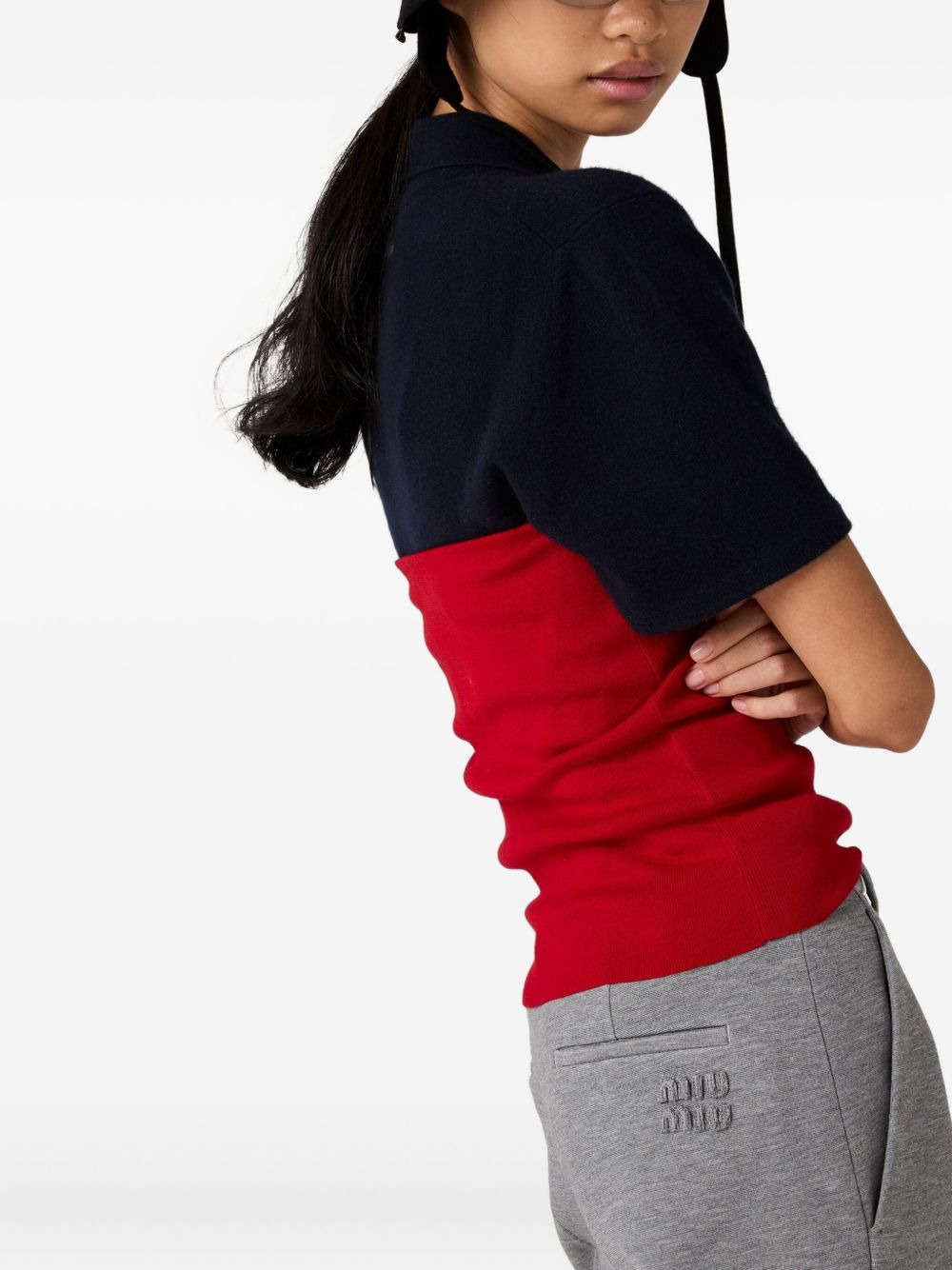 logo-intarsia top - 5
