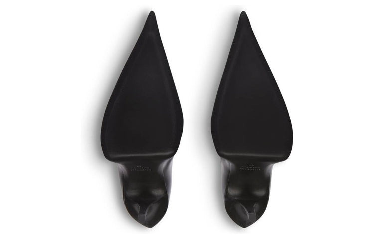 (WMNS) Balenciaga Witch 110mm Booties 'Black Sheepskin' 747603WBCW01000 - 7