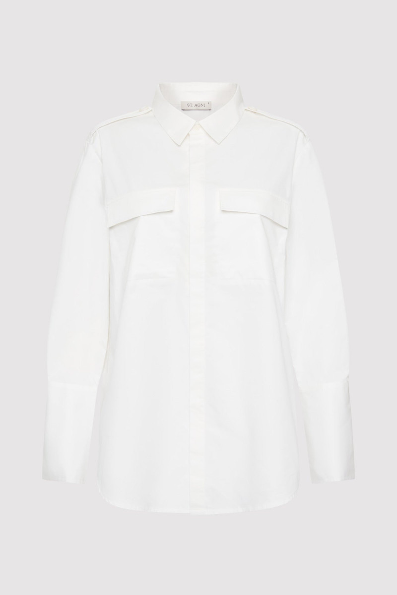 Classic Utility Shirt - White 1
