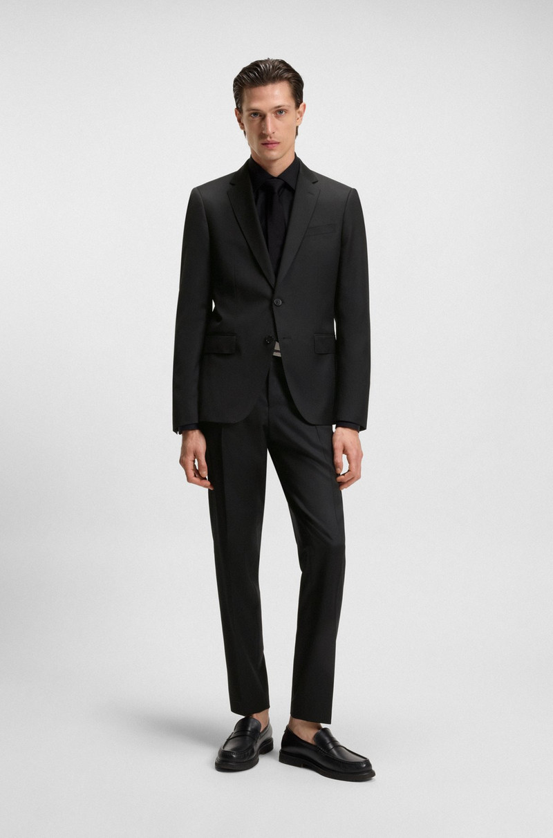 BOSS SLIM-FIT SUIT JACKET IN VIRGIN-WOOL SERGE outlook
