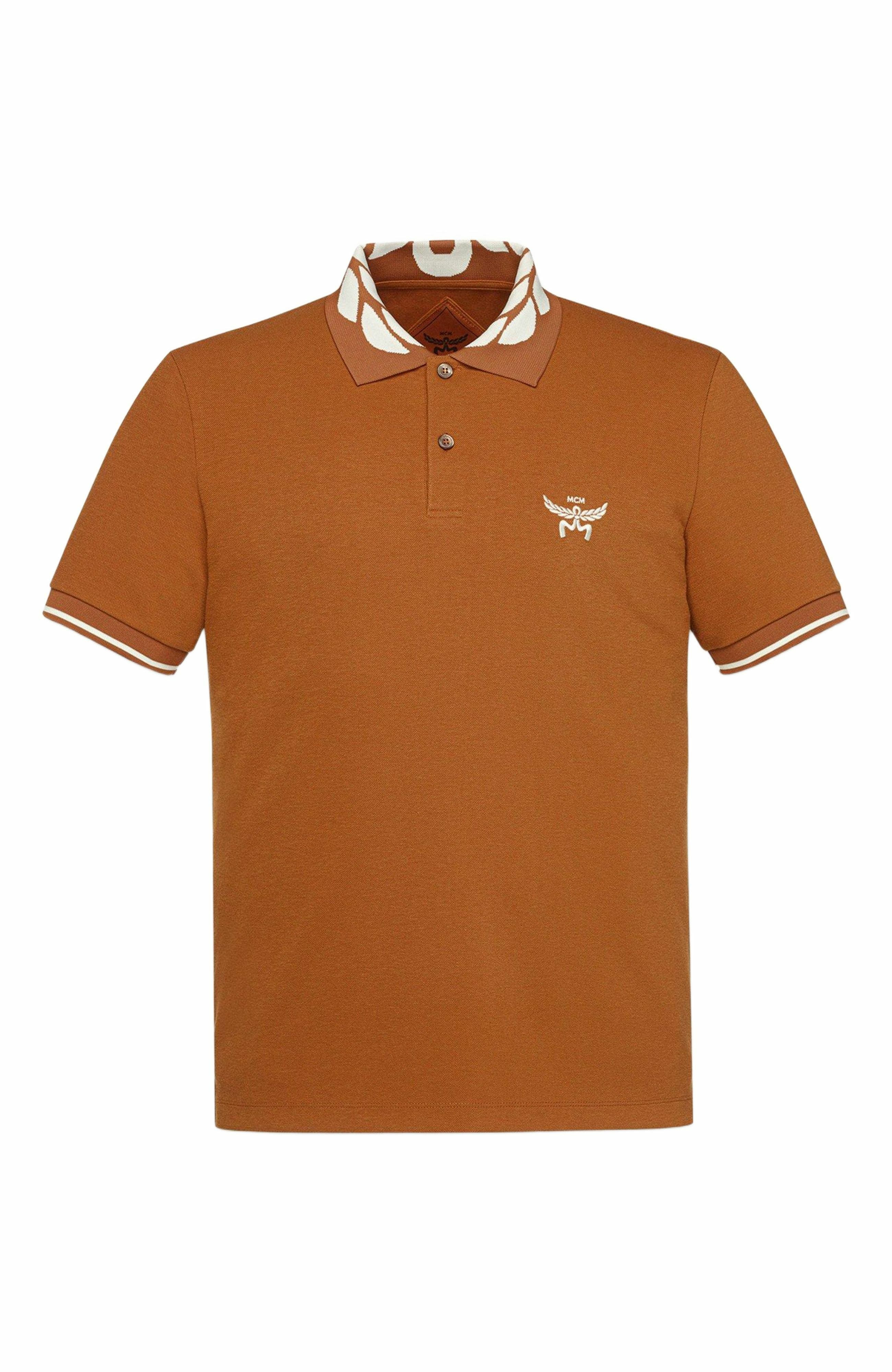 MCM Laurel Piqué Polo in Cognac at Nordstrom - 2