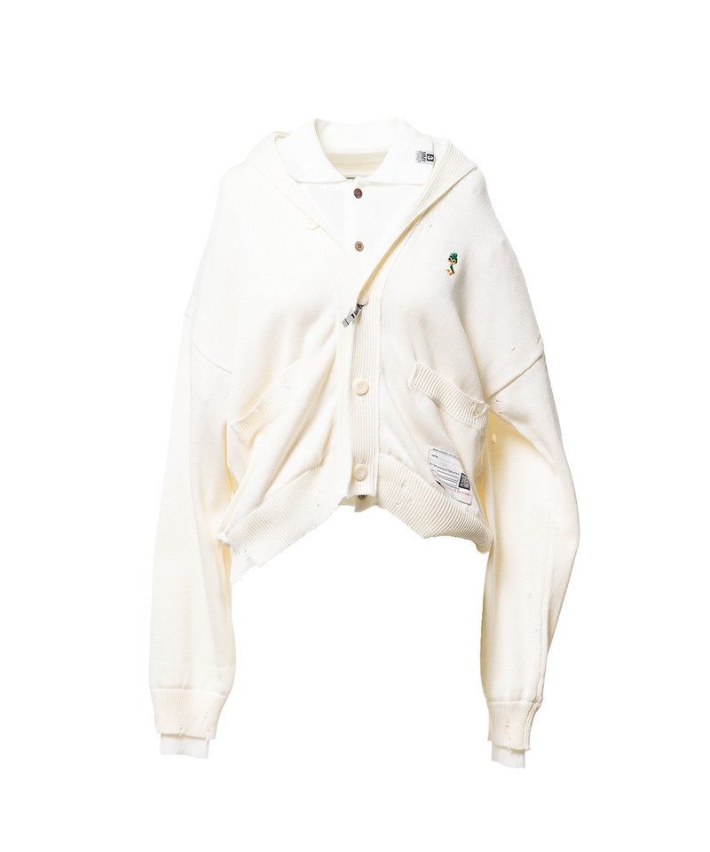 Layered Knit Cardigan 9