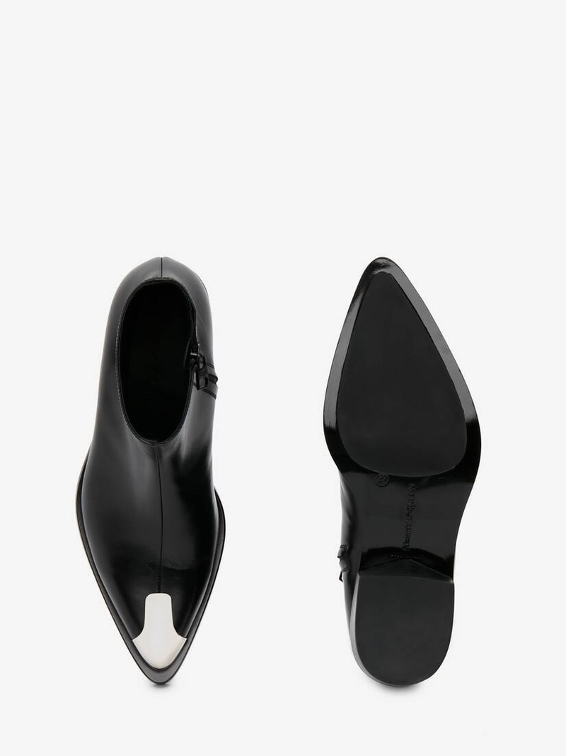 Men's Punk Boot in Black/silver 4