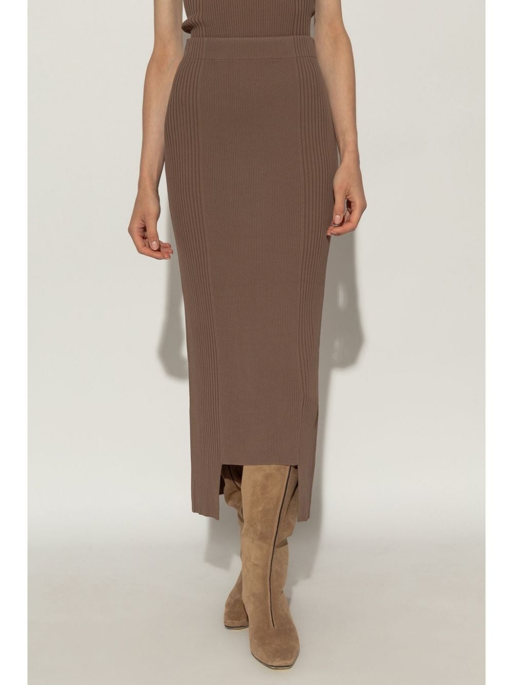 Merine ribbed midi skirt - 3