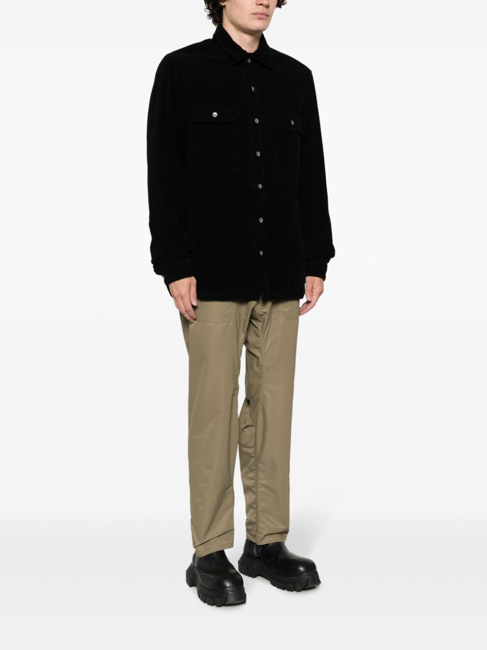 corduroy cotton shirt jacket - 3
