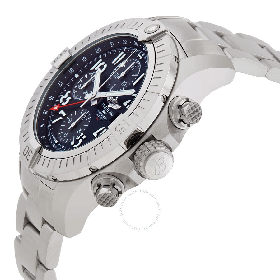 Breitling Avenger Chronograph GMT Automatic Chronometer Black Dial Men's Watch A24315101B1A1 - 2