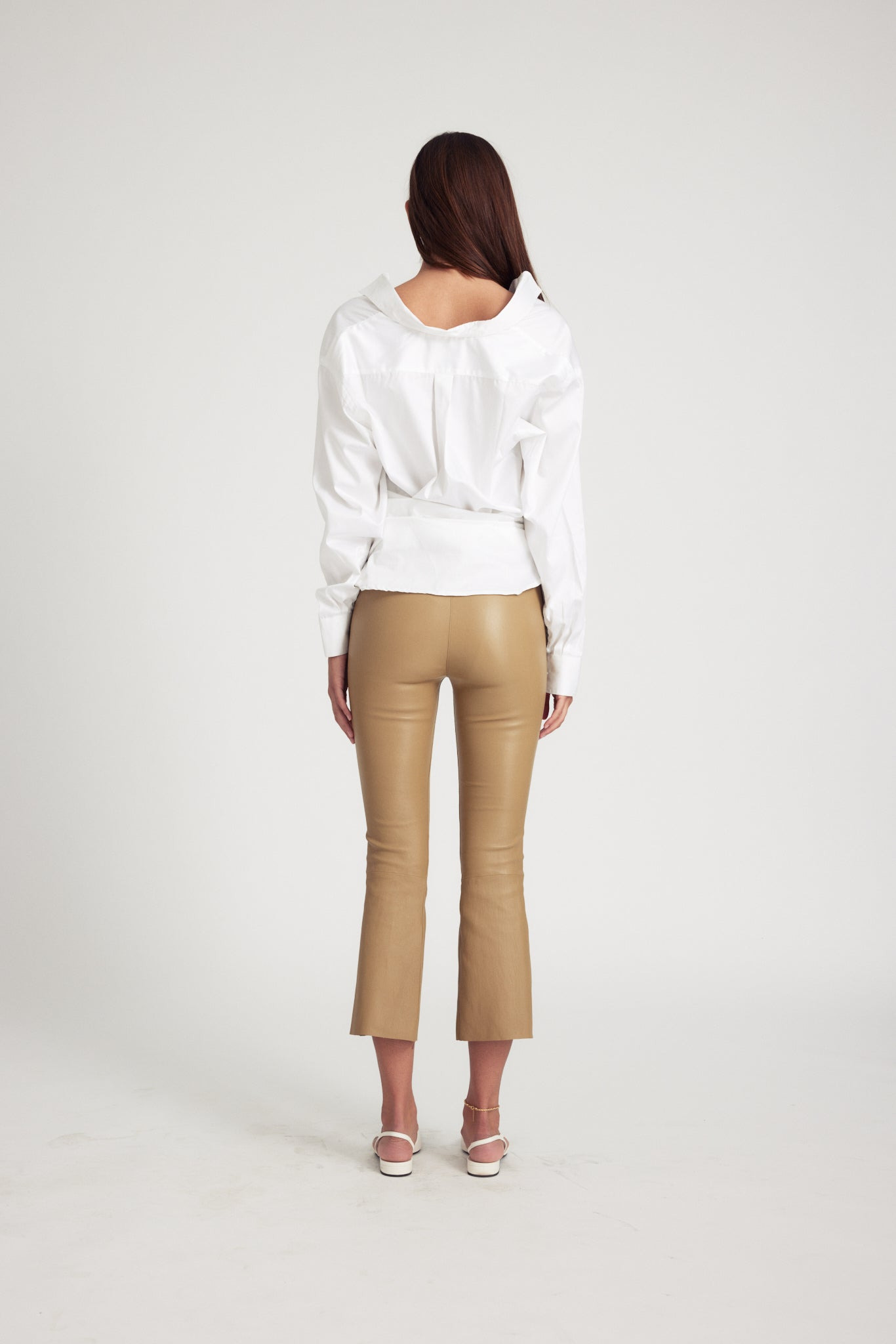 WHITE POPLIN SHIRT - 5
