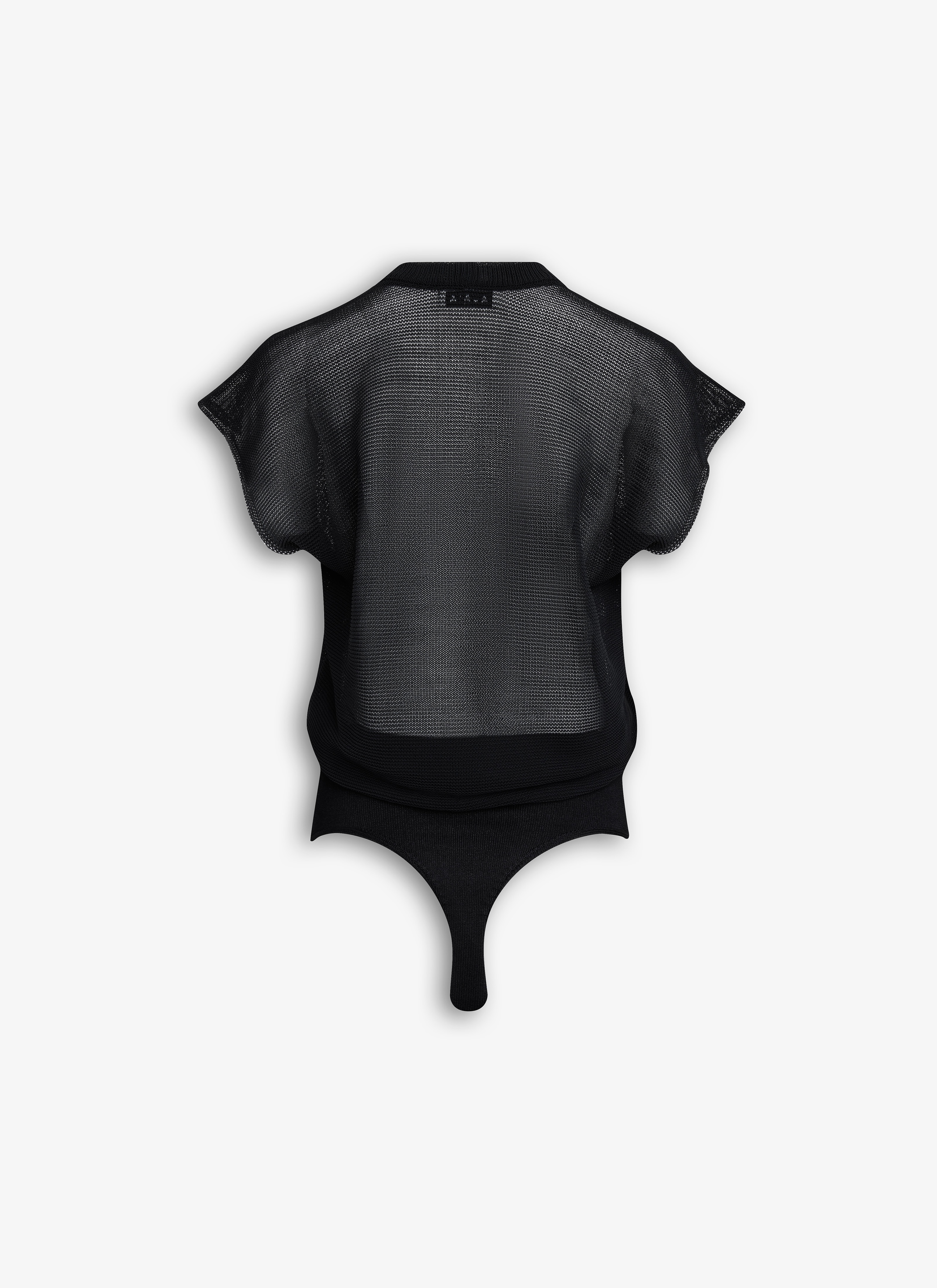 BODY T-SHIRT IN FLOWY KNIT - 4