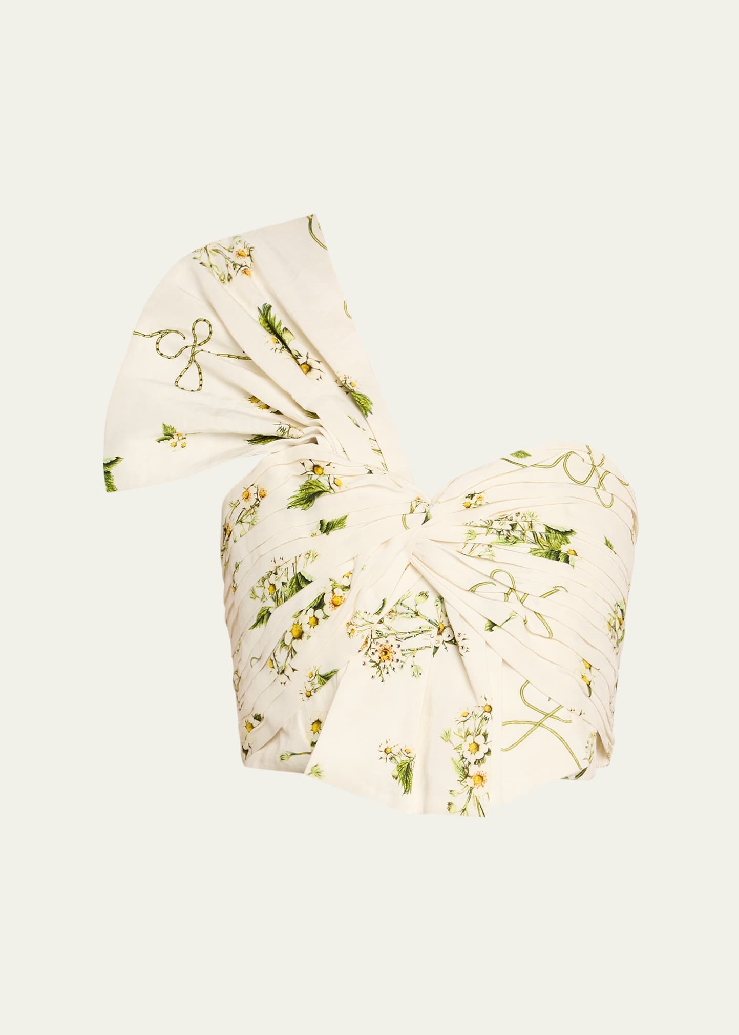 Botanical Utopia Asymmetric Bow Top - 1